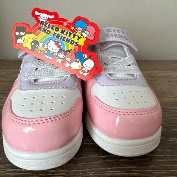 Hello Kitty Sneakers Sz 7 NEW Keroppi My Melody Back to School - Picture 3 of 8